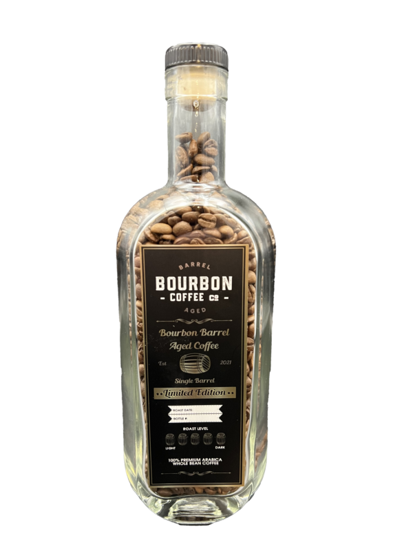 Limited Edition Bourbon Barrel Aged Coffee in Bottle